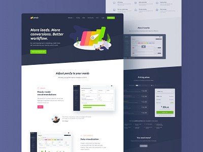 Web Performance Startup Landing Page branding design desktop digital homepage landing landing page lp page performance product seo site startup subscription ui uidesign web webdesign website