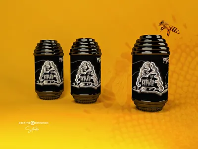 Honey Branding. Inside the Hive. brand identity branding illustration logo design packaging packaging design