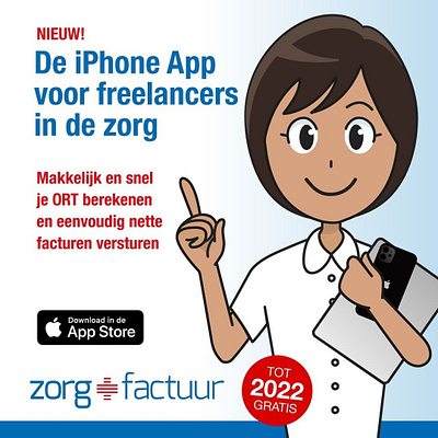 Zorgfactuur Instagram campaign branding graphic design