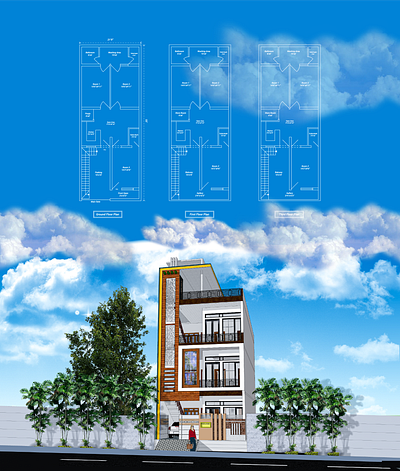 3D Elevation design 3d elevation sketch