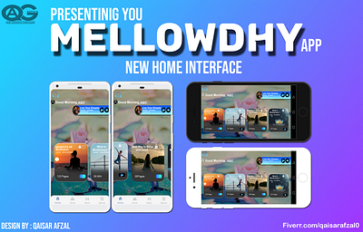 App UI/UX Home Page Design 3d animation app app design branding design eye catching design graphic design icon illustration logo motion graphics premium designs qa graphics typography ui ux vector website design website development