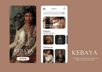 Kebaya UI/UX Desain graphic design indonesia kebaya tradisonal ui uiux desain ux