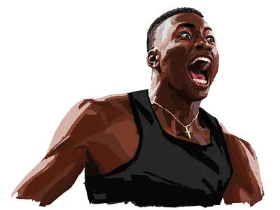 Portraits Olympic athletes art digital art digital portrait illustration portrait portraits sketch
