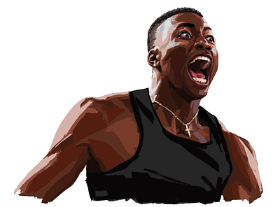 Portraits Olympic athletes art digital art digital portrait illustration portrait portraits sketch