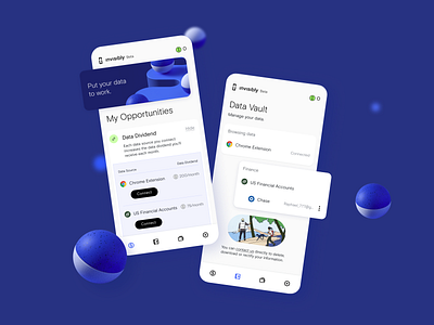 Invisibly — Opportunities Web App 3d app dashboard design light mode marketing marketing design mobile app mobile design ui ux web app web design