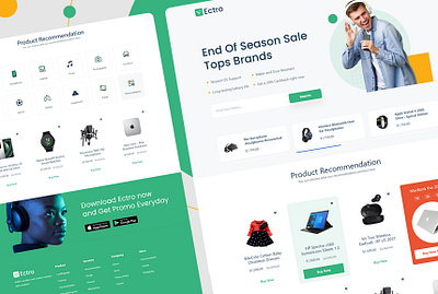 Ecommerce Online Store clounote ecommerce landing page online store ux web design