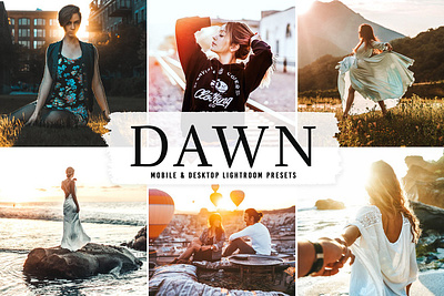 Dawn Mobile & Desktop Pro Lightroom Presets clean creative lightroom presets