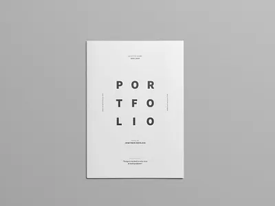 Design Portfolio Template brochure design indesign layout design template