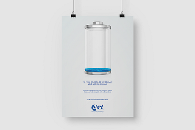 Water day | Ari de Sá Shcool 3d ad adver advertising award battery brand concept creative design environment graphic design idea modern water winning