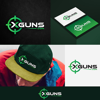 XGUNS branding creative design latter logo logo logodesign