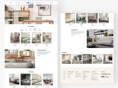 Home Page Móveis Sto Agostinho furniture ui web
