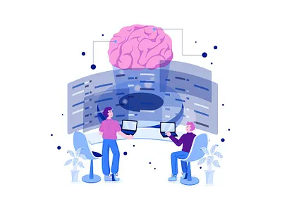 Artificial Intelligence Programming Illustration abstract ai artificial background backgrounds data design illustration intelligence intelligent landing learning mind network neural robotic science smart technology virtual