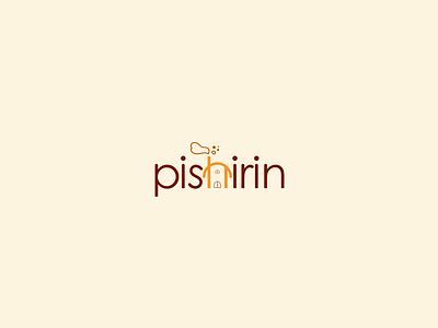 Pishirin branding logo typography