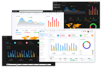 Rocker - Angular 12+ Bootstrap 5 Admin Template 3d admin animation app bootstrap branding dashboard design graphic design illustration landing page logo motion graphics responsive template ui ui design ux ux design website