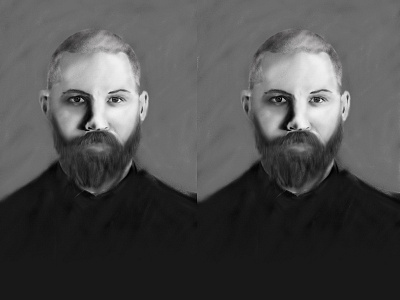 🐐 black and white digital art digitalart illustration painting procreate tom hardy tomhardy