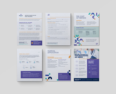 NeuLine Health Collateral art direction branding design health identity branding illustration logo medical typography ui ux vector