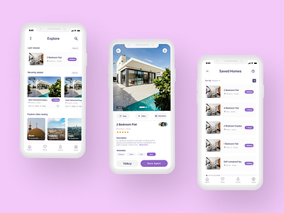 Home rental app design product design ui ux uxdesign