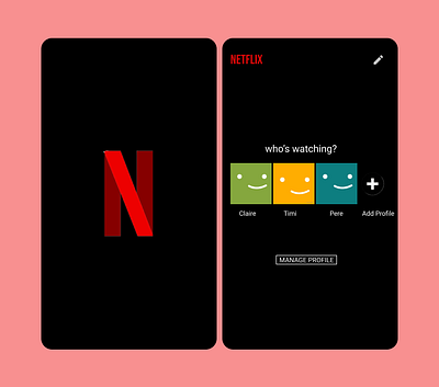 Netflix app design figma nigeria typography ui ux