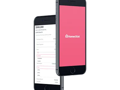 HomesStat® Web Application branding design logo ui