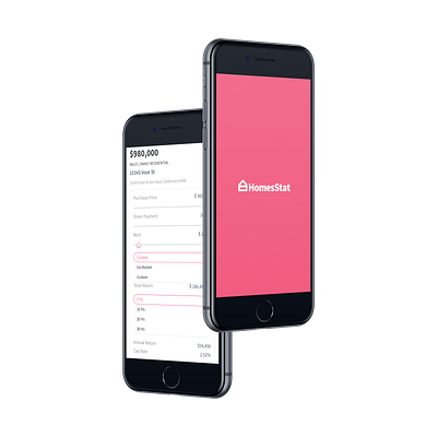 HomesStat® Web Application branding design logo ui