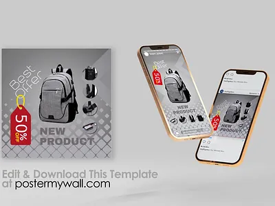 Back to school Social Media Post back to school bag branding design graphic design instagram motion graphics offer post sell story