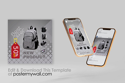 Back to school Social Media Post back to school bag branding design graphic design instagram motion graphics offer post sell story