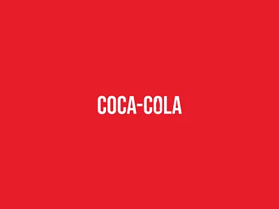 Coca-Cola Minimal Logo bebas neue bottle clean coca cola drink logo minimal negative space simple type logo
