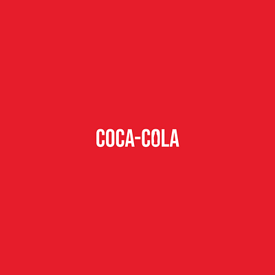 Coca-Cola Minimal Logo bebas neue bottle clean coca cola drink logo minimal negative space simple type logo