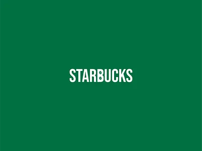 Starbucks Minimal Logo bebas neue branding clean coffee coffee beans design graphic design logo logotype minimal negative space starbucks