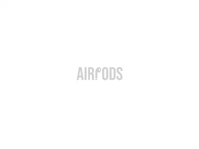 Airpods Minimal Logo airpods apple bebas neue branding clean design logo logotype minimal tech