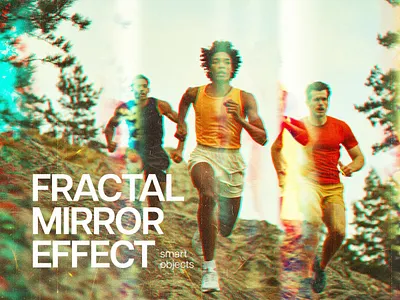 Fractal Mirror Photo Effect broken displacement distorted distortion download effect fractal fractured free freebie glass glitch lens mirror photo pixelbuddha prism prismatic psd template