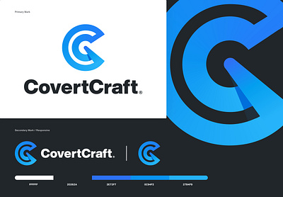 CovertCraft brand branding design identity illustration logo typography ui vector web website