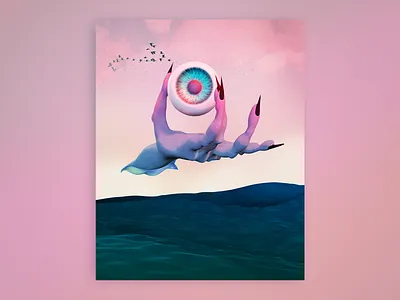 "Klepto Steals the Eye of the Fates" 3d illustration