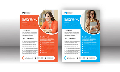 Corporate Business Flyer Template banner banner design branding brochure design business card flyer business flyer corporate flyer design education flyer flyer flyer design flyer template graphic design illustration latest flyer logo medical flyer template trendy design trendy flyer