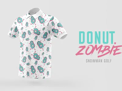 Donut Zombie Pattern abstract design donut donut pattern fiverr illustration made on fiverr pattern design pattern designer textile pattern zombie