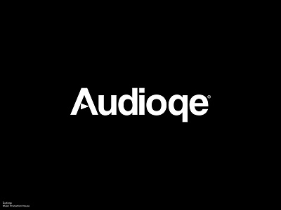 Audioqe / Logo Design audio black and white brand brand identity branding graphic design lettering lettermark logo logo design logo designer logodesign logotype minimalist music music production house play icon recording typography wordmark