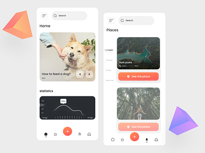 Pet Adoption App adoption animal app animal care app pet cat dog dog appp mobile pet adoption pet app pet design pet store pet store appp pet ui app ui ui design pet adoption ui pet app ui pet store