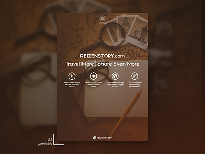 Reizen Poster - Extra 2 branding design