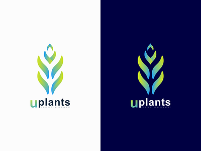 Organic Plant Logo Concept brand identity branding creative logo design graphic design green illustration leaf logo logo logo design logo designer modern logo nature organic logo plants logo ui vector vegan logo