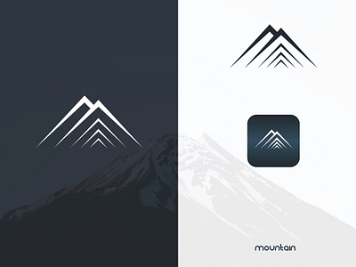 Mountain Logo available logo buy the logo dark color dribble shots graphic design logo logo for buying logo for purchase mountaim mountain logo