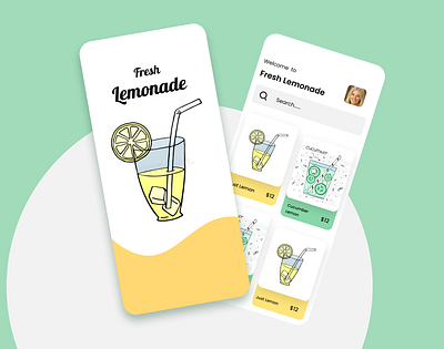 Lemonade App Concept appdesign appui brand branding ecommerce lemondae productdesign ui uidesign uidesigner uiux ux uxdesign visualdesign visualdesigner