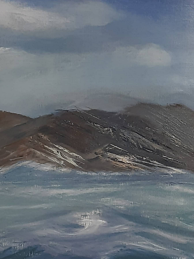 Sky & Mountains drawing fineart illustration illustration art landscape mountains oil painting sky skyscape