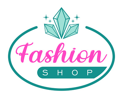 Simple Cute Fashion Shop Logo artwork branding business cute design fashion graphic design icon illustration logo shop soft store ui vector