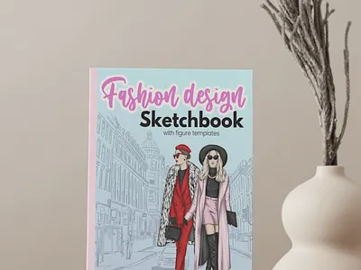 Fashion Design Sketchbook | Book Cover Design book art book cover book cover art book cover design book design books branding design ebook ebook design fashion fashion design graphic design illustration kdp kindle kindle direct women