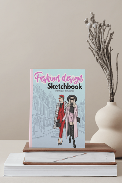 Fashion Design Sketchbook | Book Cover Design book art book cover book cover art book cover design book design books branding design ebook ebook design fashion fashion design graphic design illustration kdp kindle kindle direct women