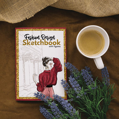 Fashion Design Sketchbook | Book Cover Design book book cover book cover art book cover design book design branding design ebook ebook cover art fashion graphic design illustration kdp kindle kindle direct web