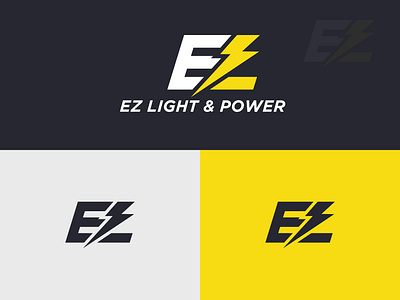 Power logo 3d animation best ez logo branding coloring logo design electricity logo ez light logo ez logo ez power logo graphic design illustration logo minimal motion graphics spark logo ez typography ui ux vector