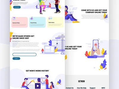 Get Now 2021 adobe xd art branding design graphic design help illustration light design motion graphics ui ui design ux webdesign webpage webpage design website white wen page design
