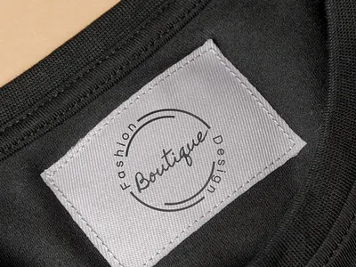 neck label appael apparel branding branding identity caed clothing label company creative logo maker designerduden hang tag illustration label label design plan print tshirt typhography