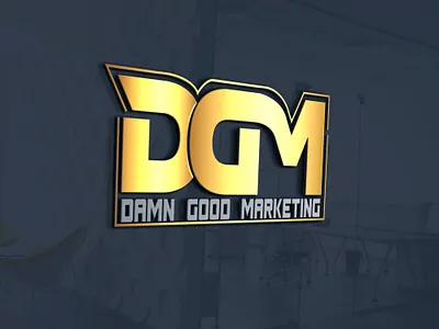 marketing company logo 3d branding graphic design logo